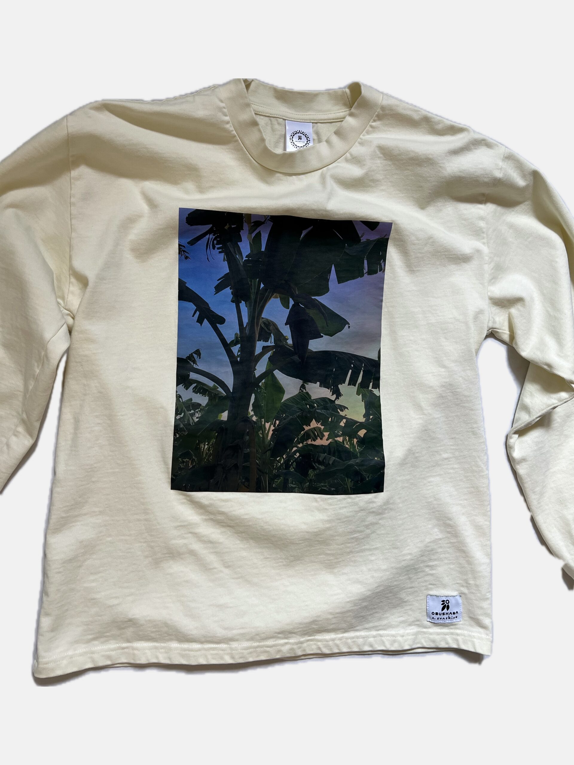 Matooke Tree Sunrise - Heavy-weight Long Sleeve T-shirt - Image 9