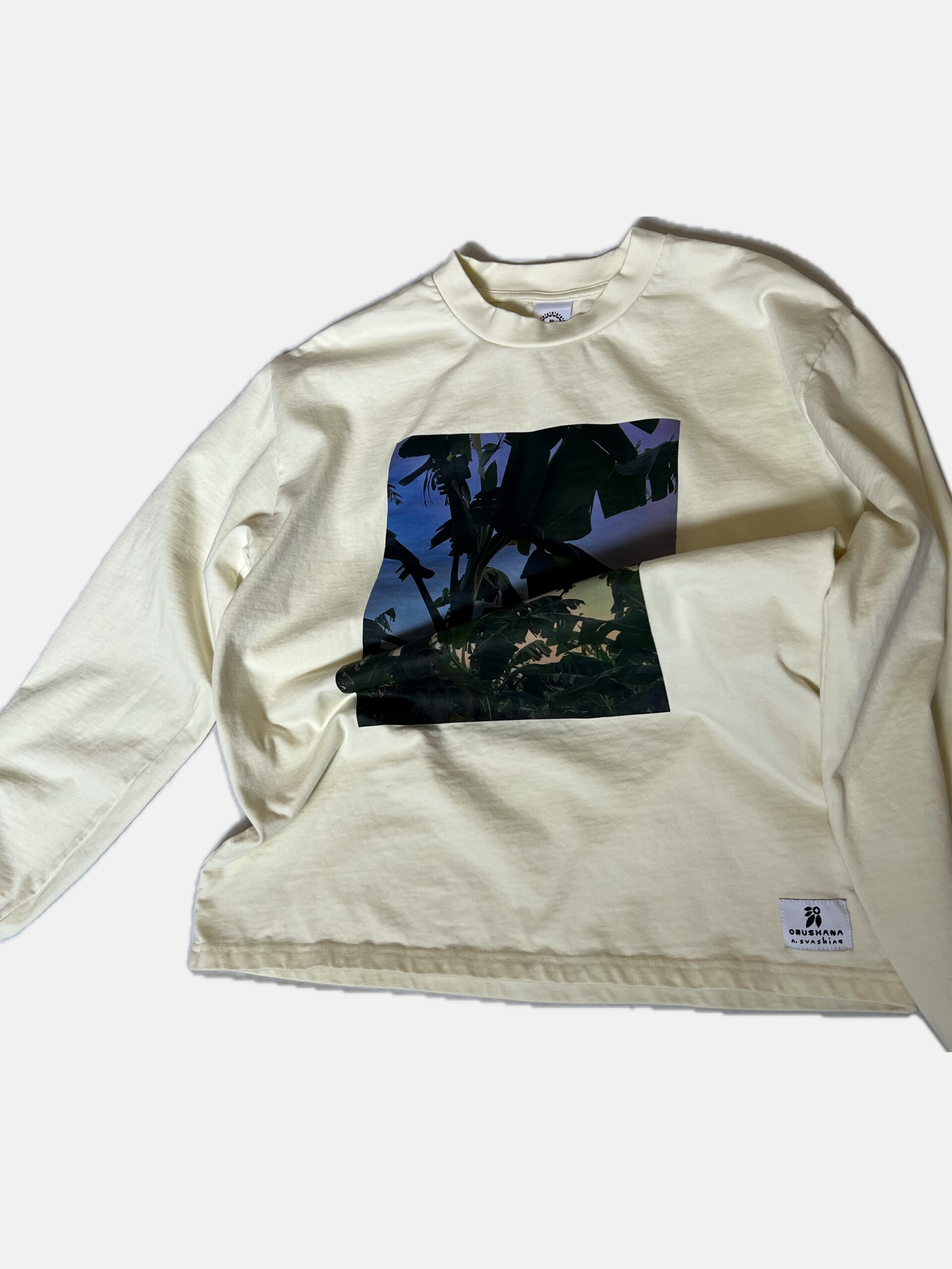 Matooke Tree Sunrise - Heavy-weight Long Sleeve T-shirt - Image 5