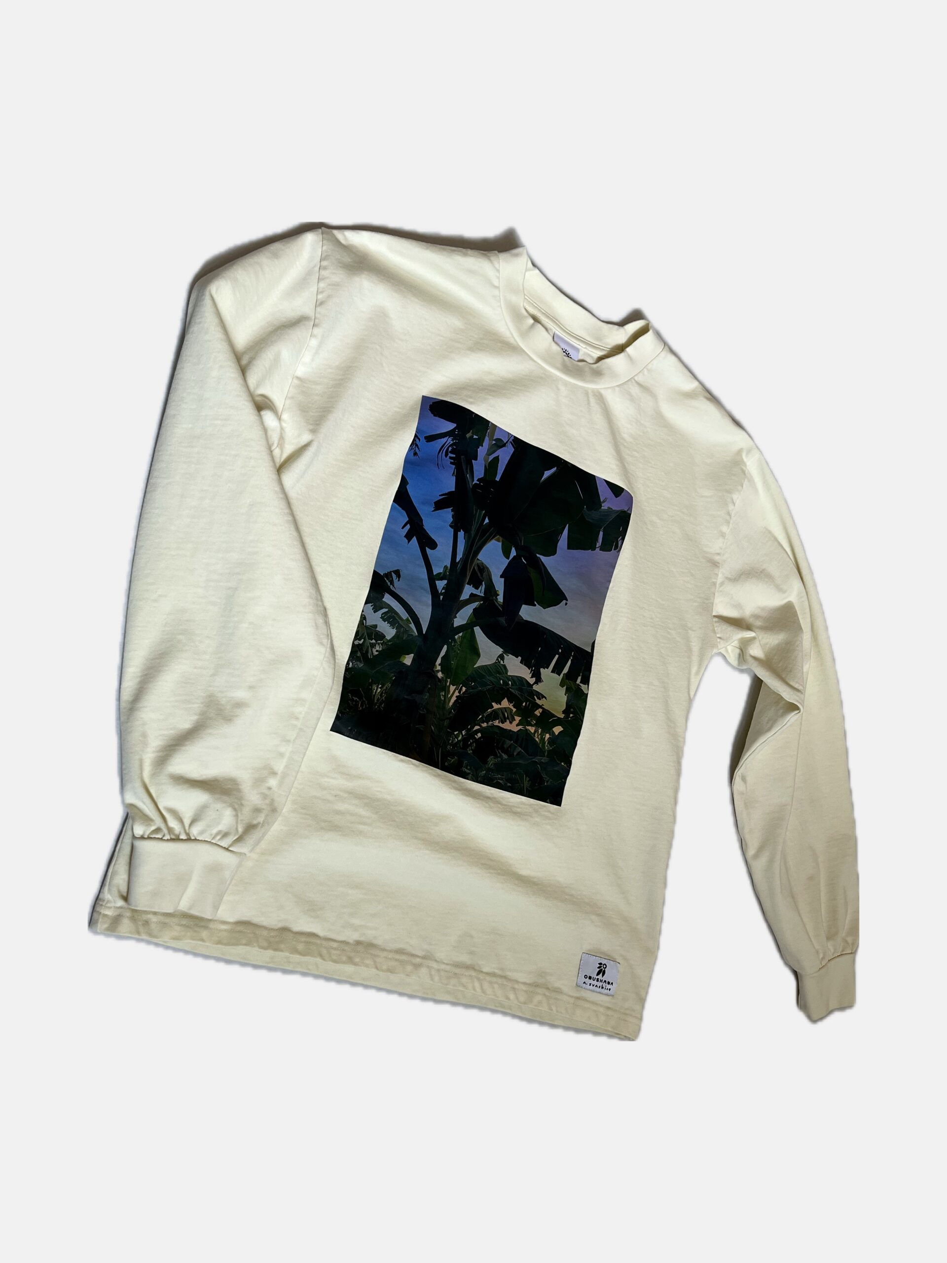 Matooke Tree Sunrise - Heavy-weight Long Sleeve T-shirt - Image 7