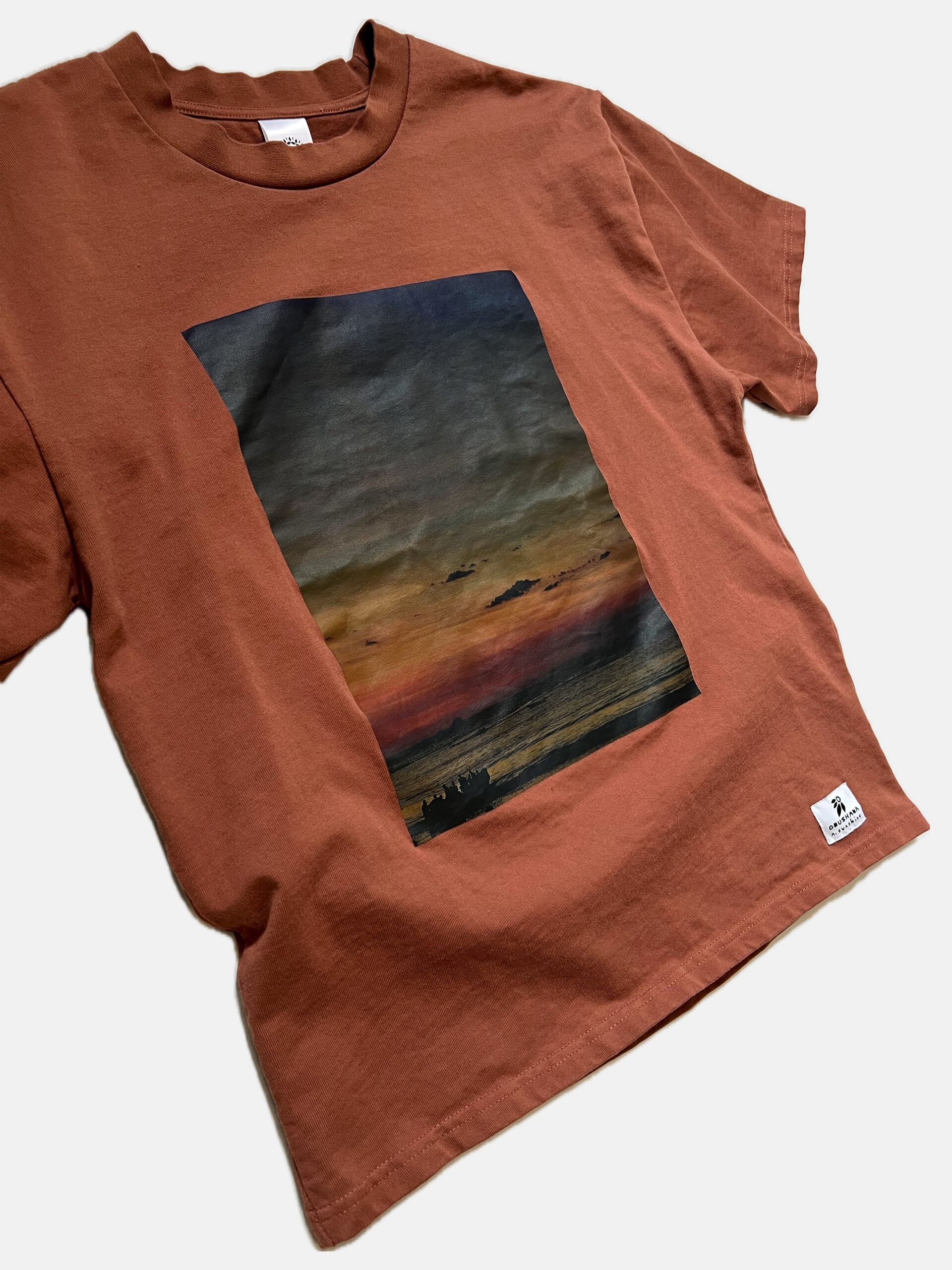 Rich Coast Sunset - Heavy-weight T-shirt - Image 3