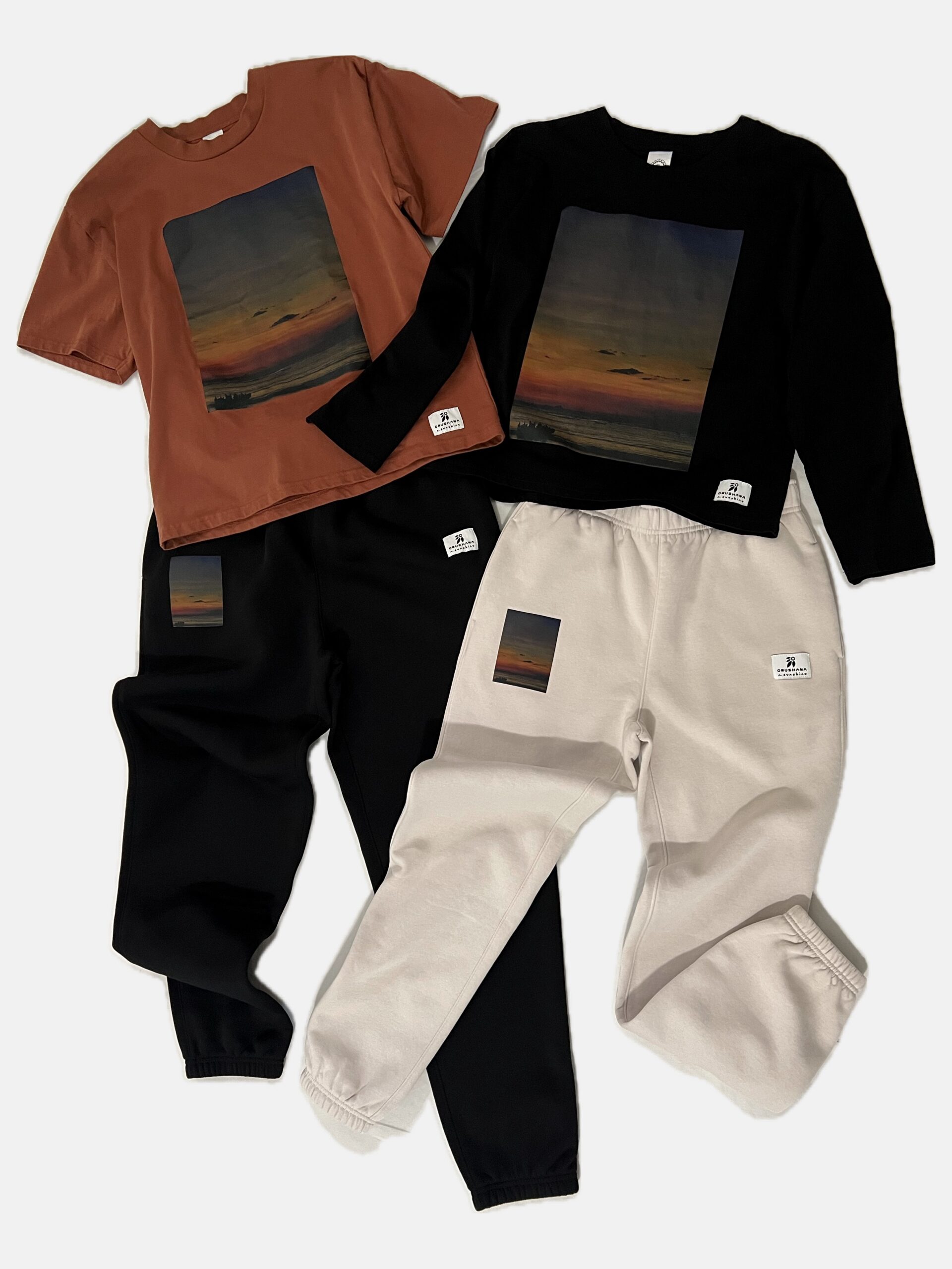 Rich Coast Sunset - Mid-weight Long Sleeve T-shirt - Image 9