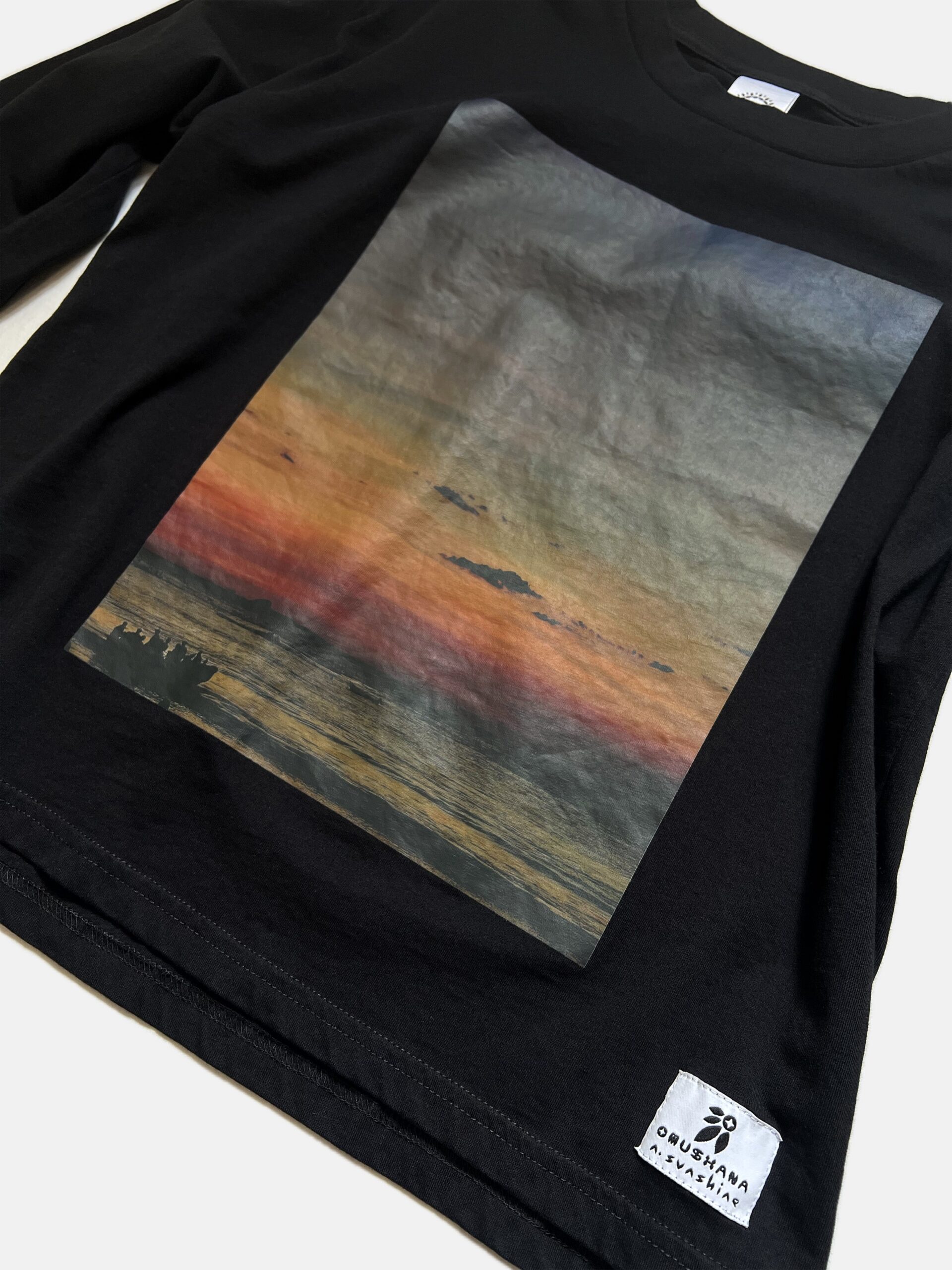 Rich Coast Sunset - Mid-weight Long Sleeve T-shirt - Image 6
